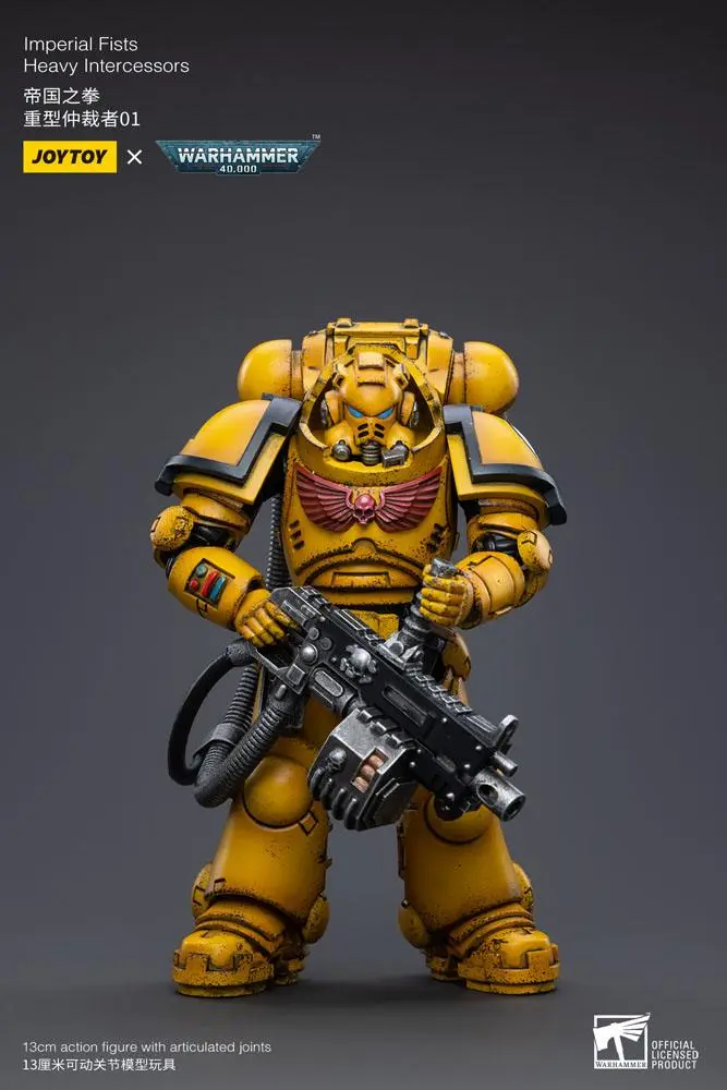 Warhammer 40k Action Figure 1/18 Imperial Fists Heavy Intercessors 01 13 cm product photo
