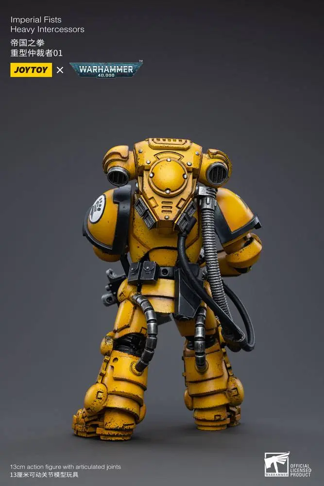 Warhammer 40k Action Figure 1/18 Imperial Fists Heavy Intercessors 01 13 cm product photo