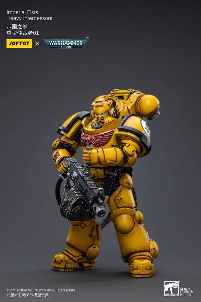 Warhammer 40k Action Figure 1/18 Imperial Fists Heavy Intercessors 01 13 cm product photo