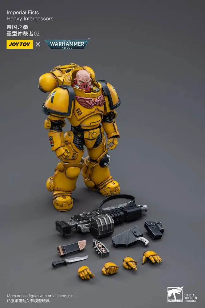 Warhammer 40k Action Figure 1/18 Imperial Fists Heavy Intercessors 02 13 cm product photo