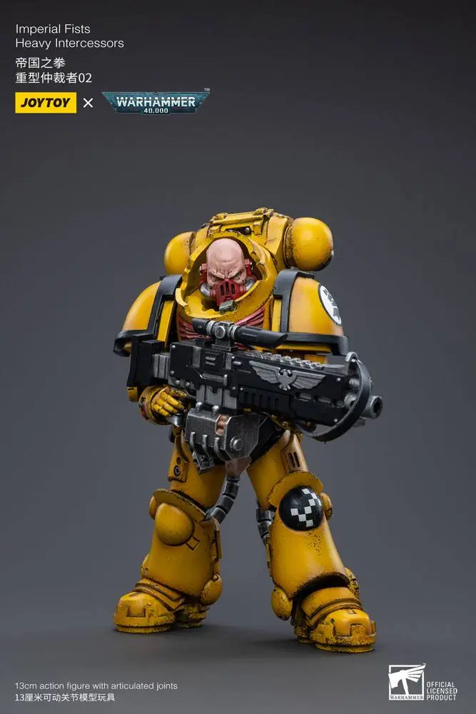 Warhammer 40k Action Figure 1/18 Imperial Fists Heavy Intercessors 02 13 cm product photo