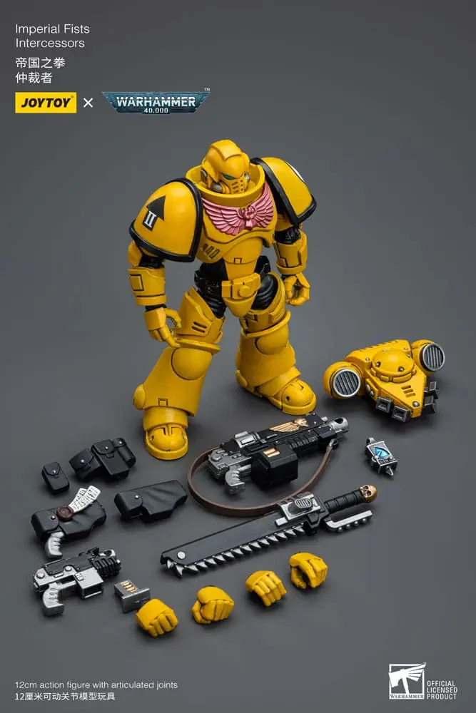 Warhammer 40k Action Figure 1/18 Imperial Fists Intercessors 12 cm termékfotó