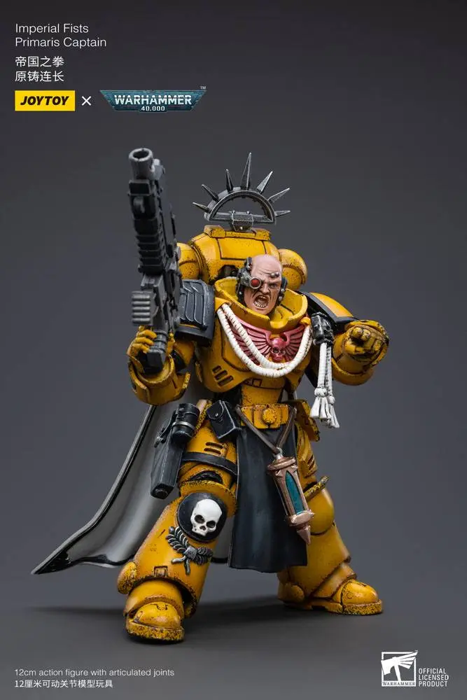 Warhammer 40k Action Figure 1/18 Imperial Fists Primaris Captain 12 cm product photo