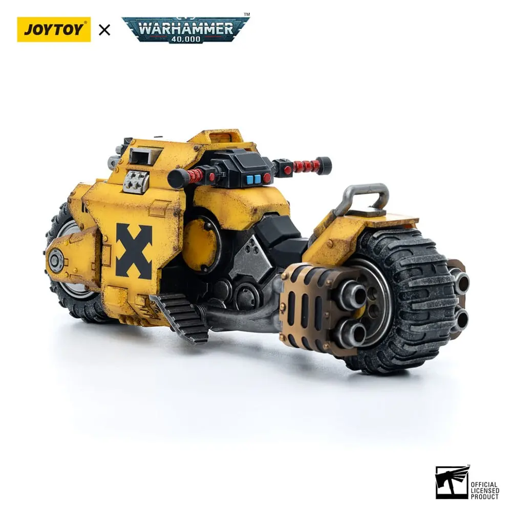 Warhammer 40k Vehicle 1/18 Imperial Fists Raider-pattern Combat Bike 22 cm product photo