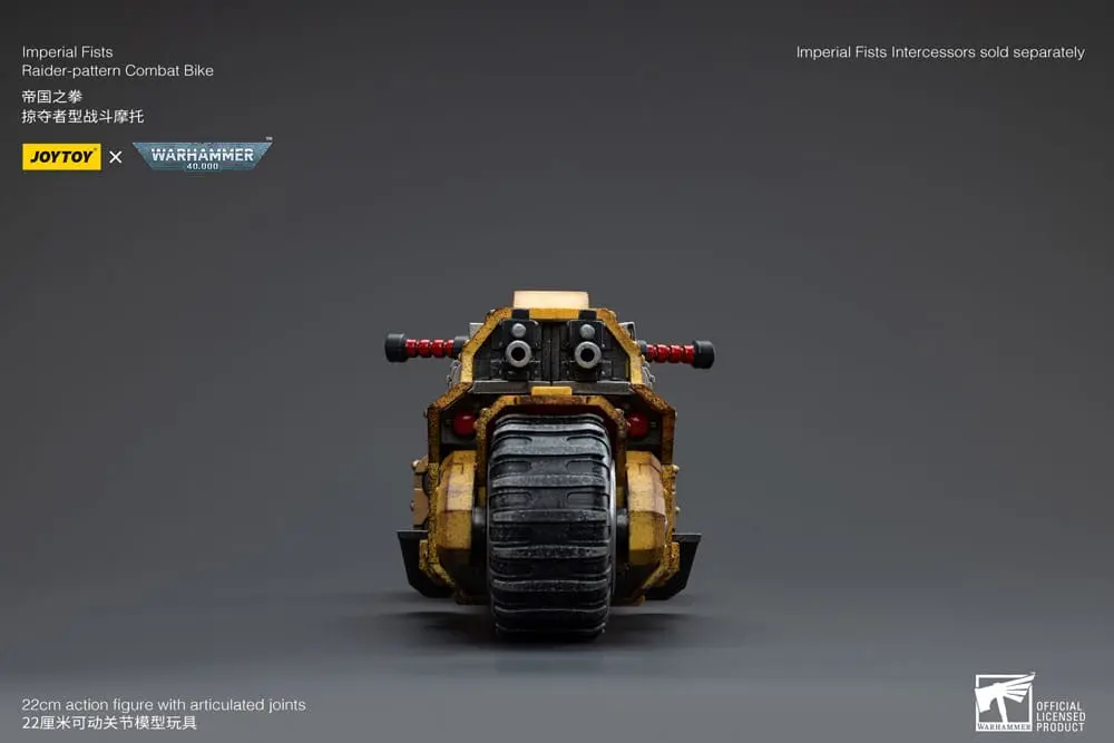 Warhammer 40k Vehicle 1/18 Imperial Fists Raider-pattern Combat Bike 22 cm product photo
