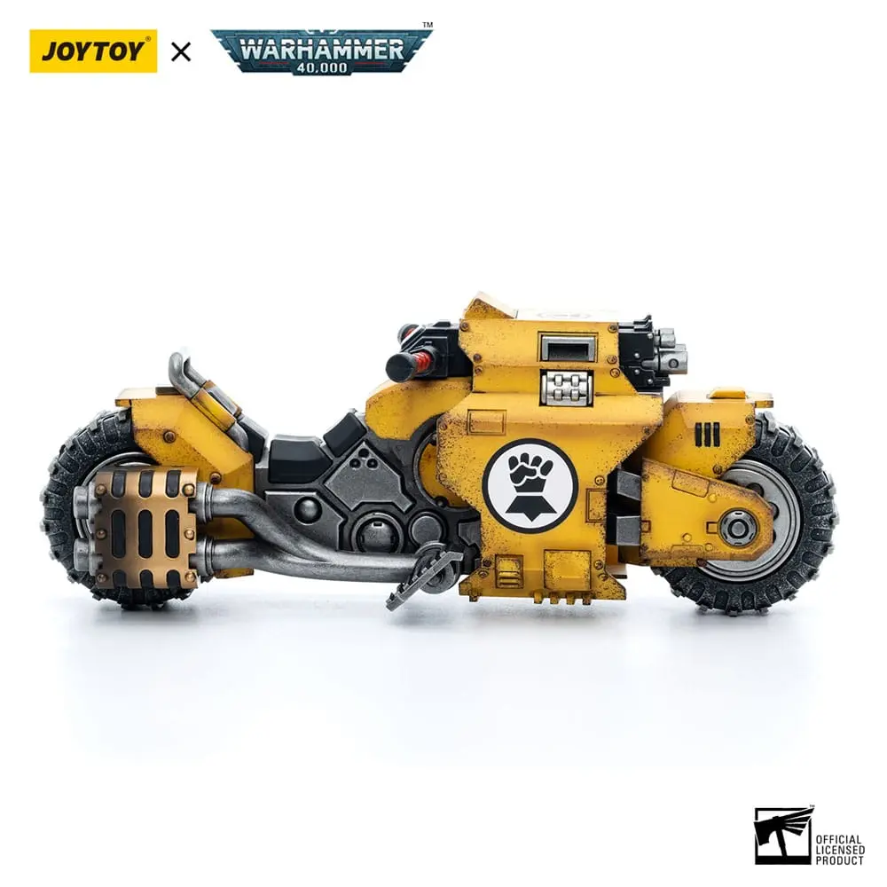 Warhammer 40k Vehicle 1/18 Imperial Fists Raider-pattern Combat Bike 22 cm product photo
