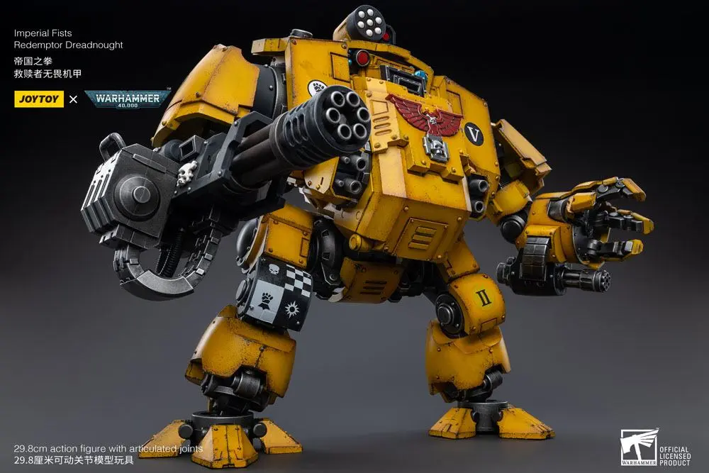 Warhammer 40k Action Figure 1/18 Imperial Fists Redemptor Dreadnought 30 cm product photo