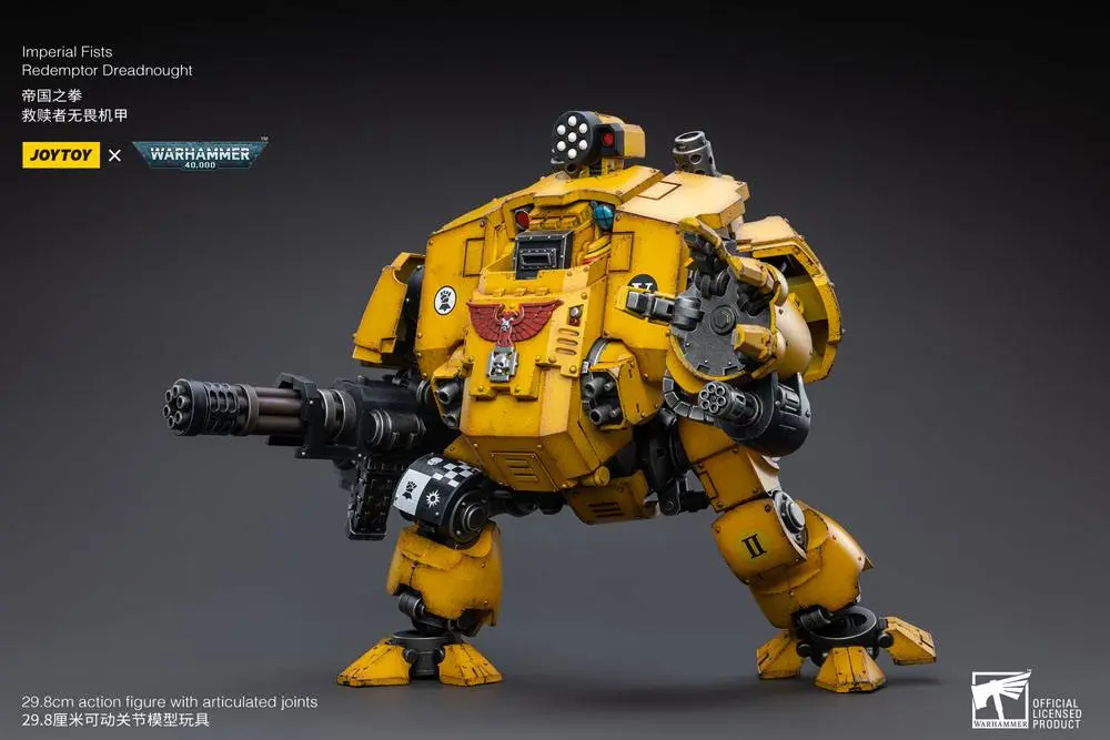 Warhammer 40k Action Figure 1/18 Imperial Fists Redemptor Dreadnought 30 cm product photo