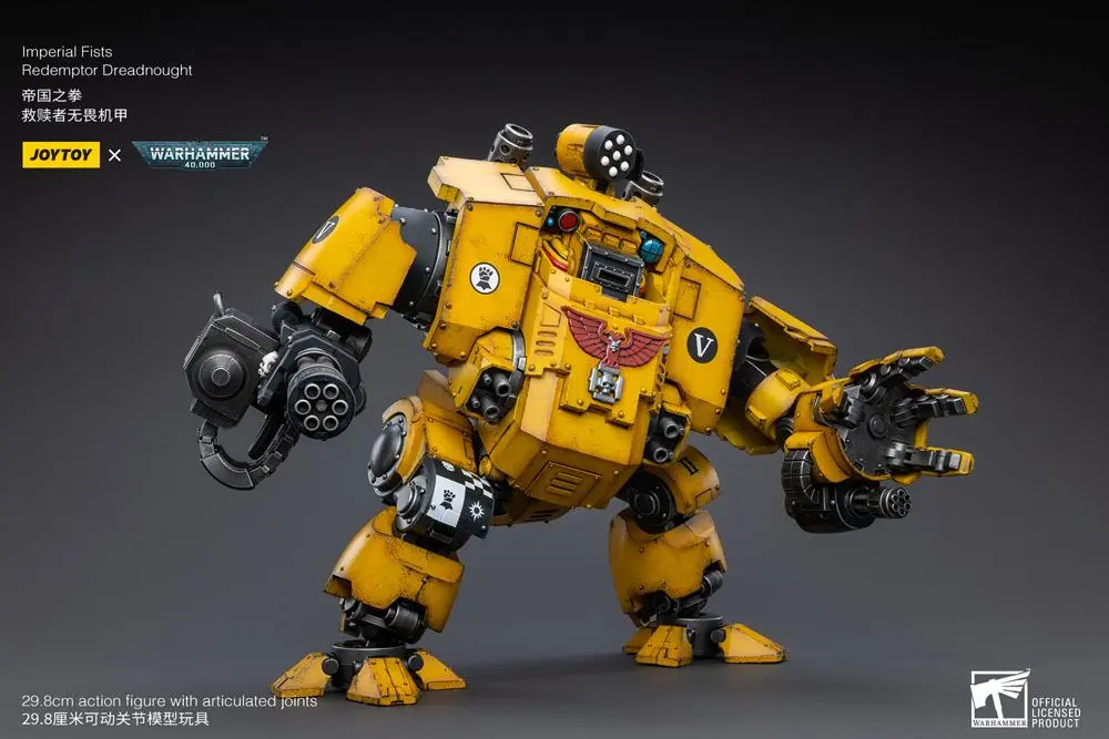 Warhammer 40k Action Figure 1/18 Imperial Fists Redemptor Dreadnought 30 cm product photo