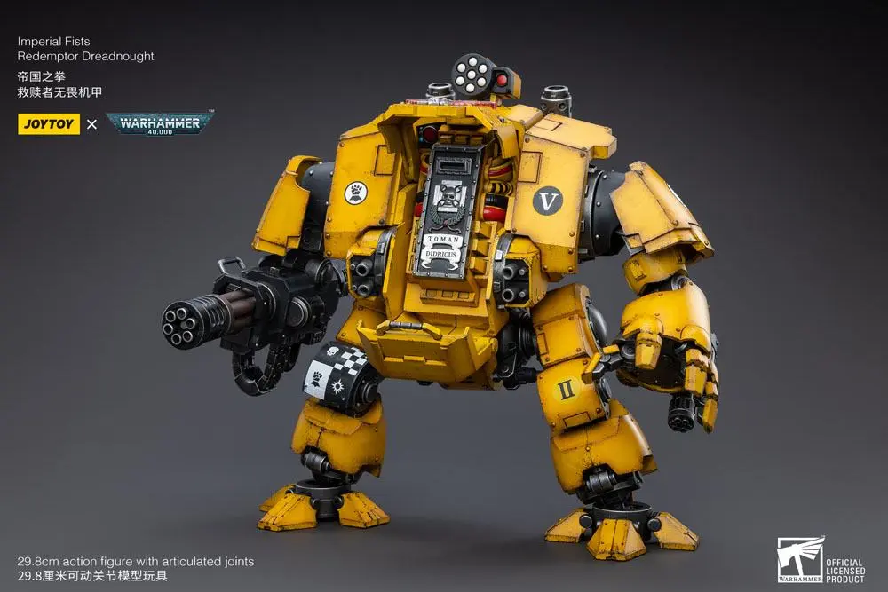 Warhammer 40k Action Figure 1/18 Imperial Fists Redemptor Dreadnought 30 cm product photo