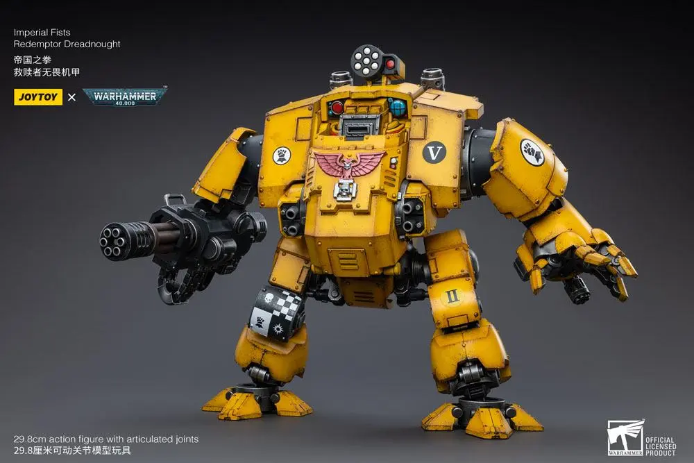Warhammer 40k Action Figure 1/18 Imperial Fists Redemptor Dreadnought 30 cm product photo