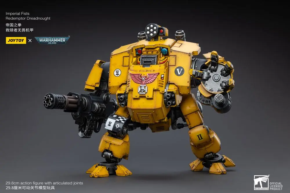 Warhammer 40k Action Figure 1/18 Imperial Fists Redemptor Dreadnought 30 cm product photo