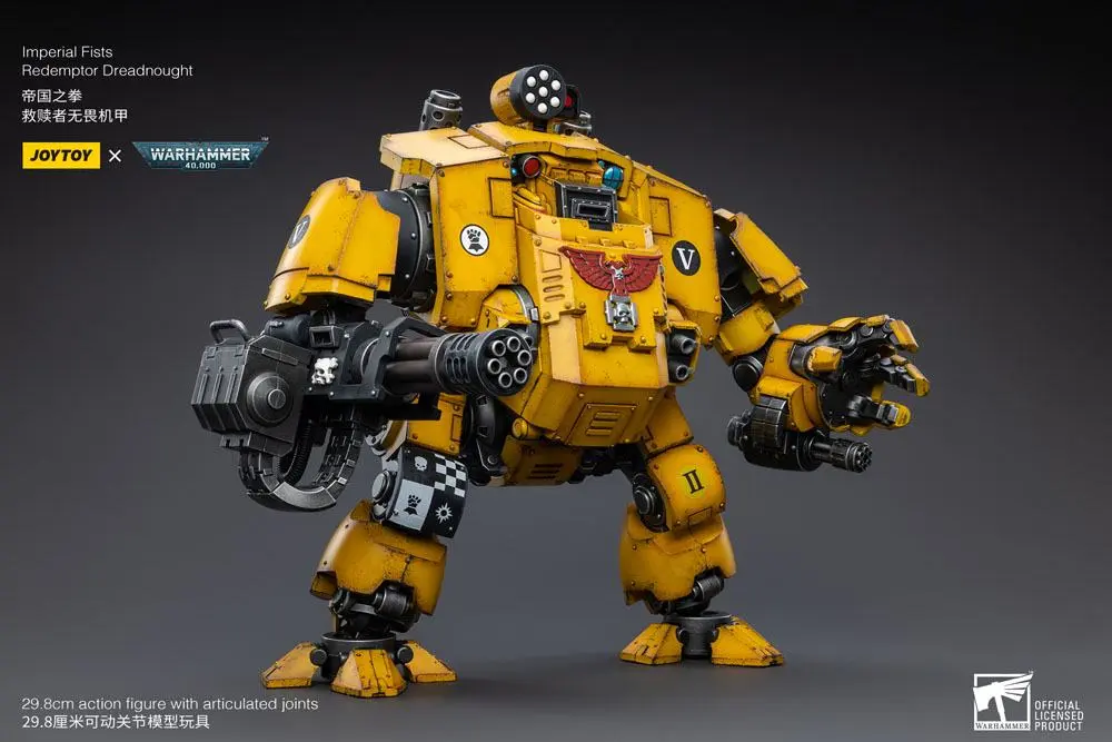 Warhammer 40k Action Figure 1/18 Imperial Fists Redemptor Dreadnought 30 cm product photo