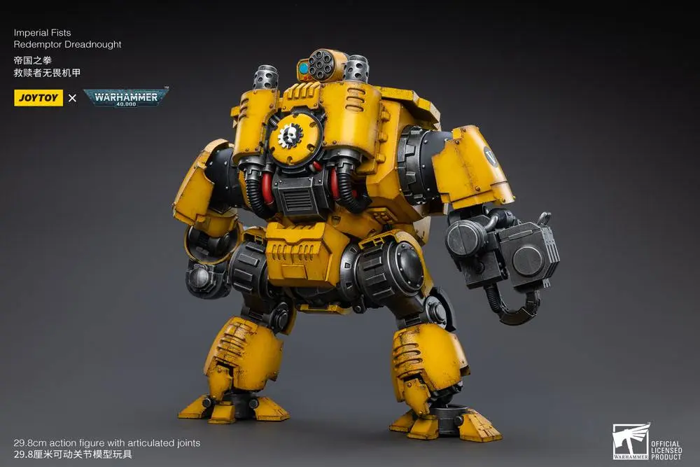 Warhammer 40k Action Figure 1/18 Imperial Fists Redemptor Dreadnought 30 cm product photo