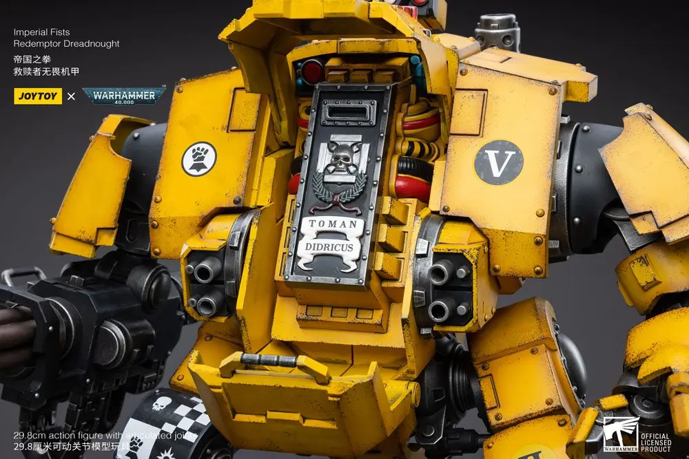 Warhammer 40k Action Figure 1/18 Imperial Fists Redemptor Dreadnought 30 cm product photo