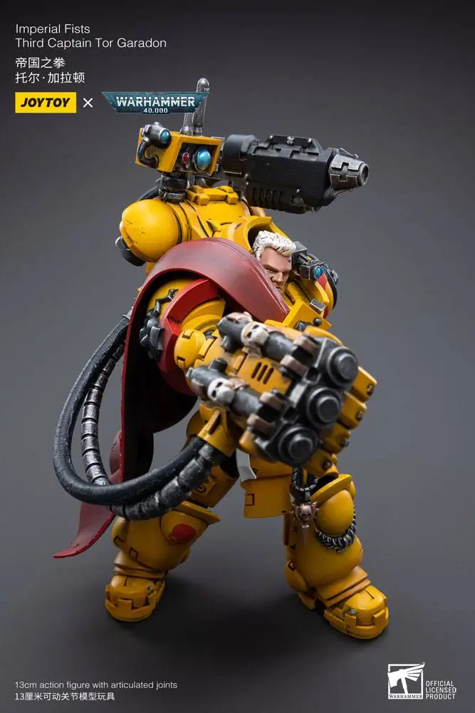 Warhammer 40k Action Figure 1/18 Imperial Fists Third Captain Tor Garadon 13 cm termékfotó