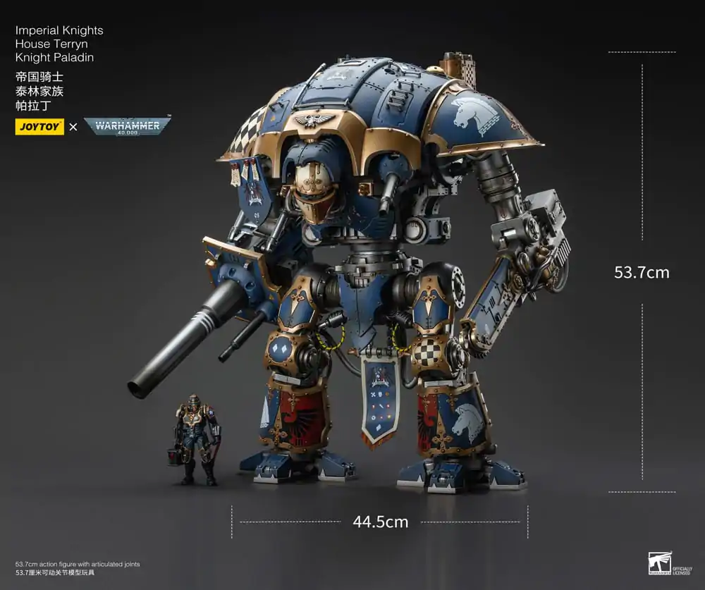 Warhammer 40k Action Figure 1/18 Imperial Knights House Terryn Knight Paladin 54 cm termékfotó