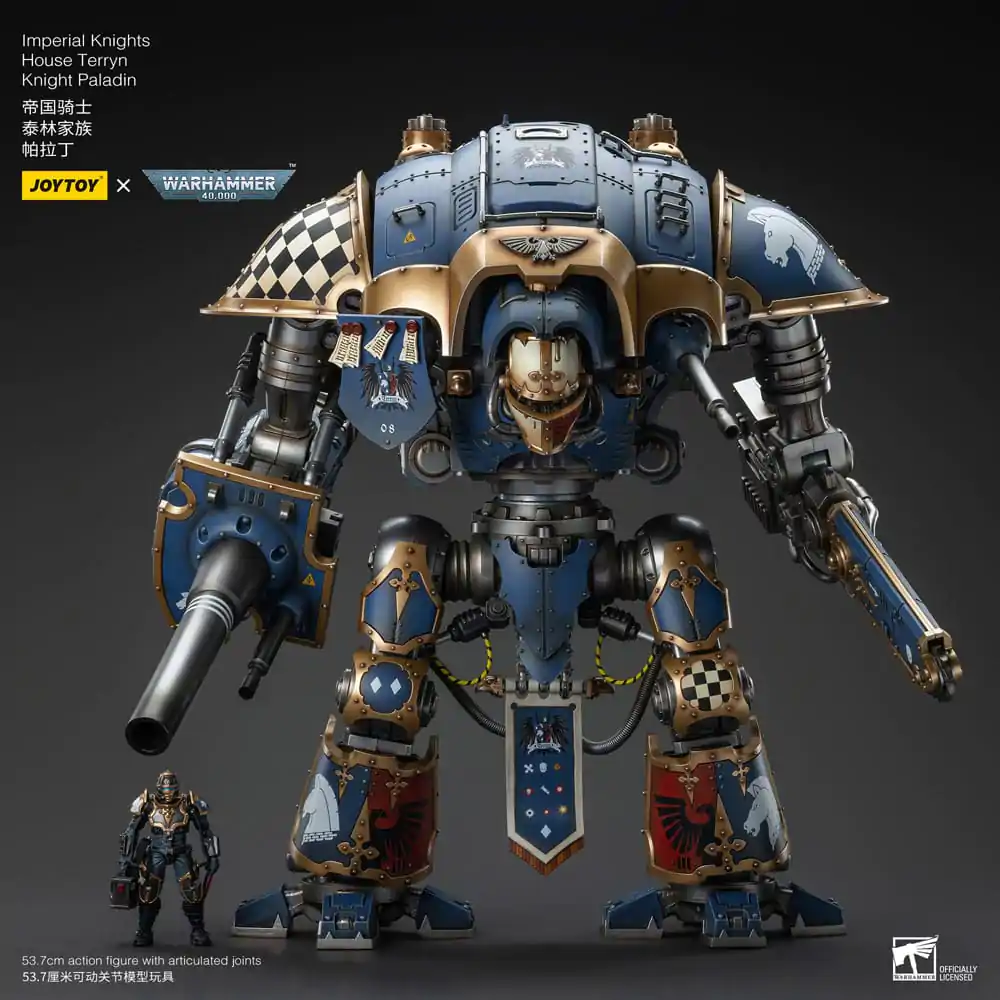 Warhammer 40k Action Figure 1/18 Imperial Knights House Terryn Knight Paladin 54 cm termékfotó