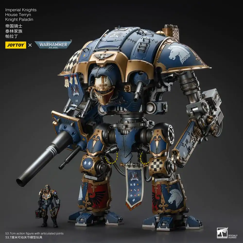 Warhammer 40k Action Figure 1/18 Imperial Knights House Terryn Knight Paladin 54 cm termékfotó