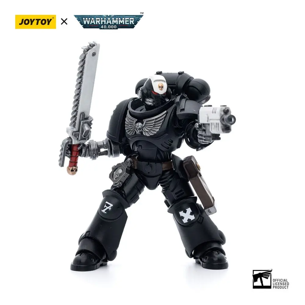 Warhammer 40k Action Figure 1/18 Iron Hands Assault Intercessors Sergeant Kalock 12 cm termékfotó