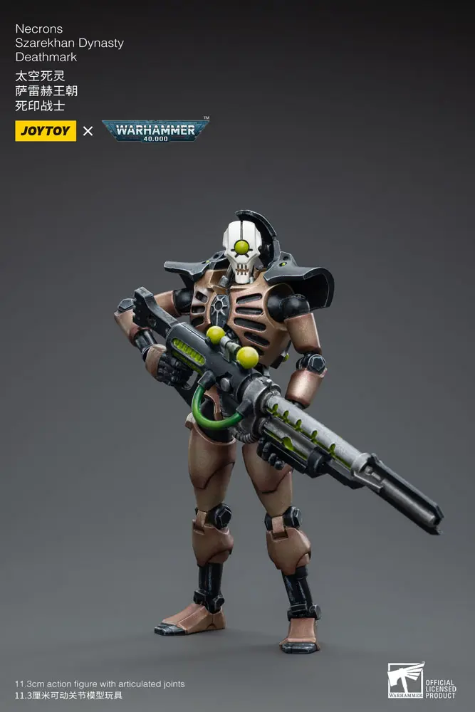 Warhammer 40k Action Figure 2-Pack 1/18 Necrons Szarekhan Dynasty Deathmark 11 cm termékfotó