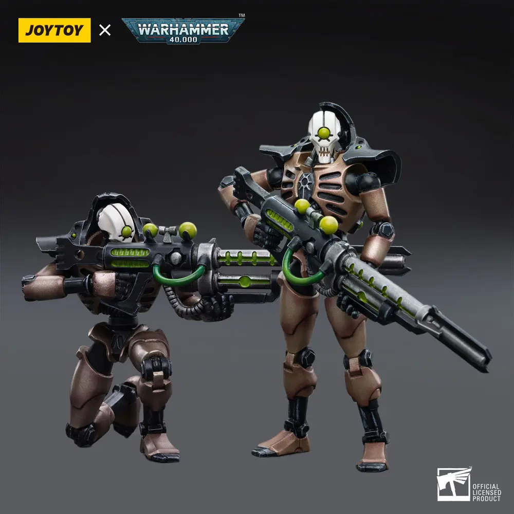 Warhammer 40k Action Figure 2-Pack 1/18 Necrons Szarekhan Dynasty Deathmark 11 cm termékfotó