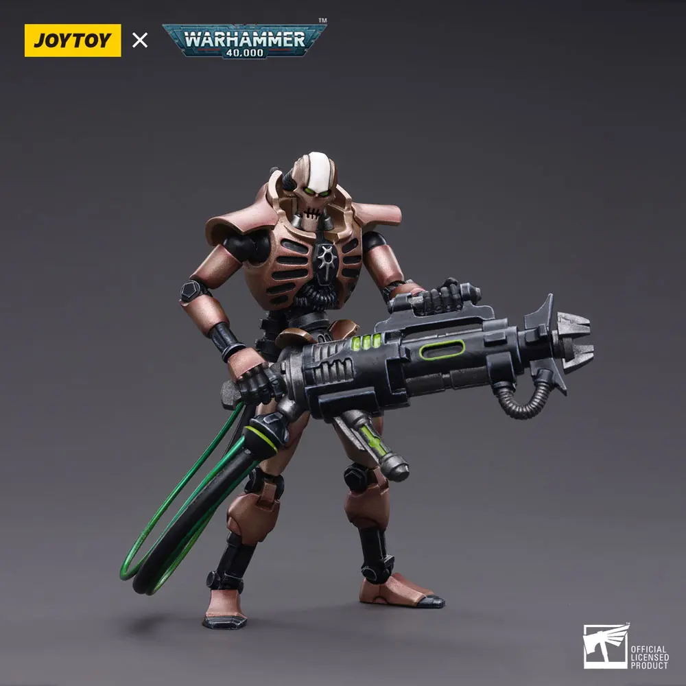 Warhammer 40k Action Figure 2-Pack 1/18 Necrons Szarekhan Dynasty Immortal with Tesla Carbine 11 cm termékfotó