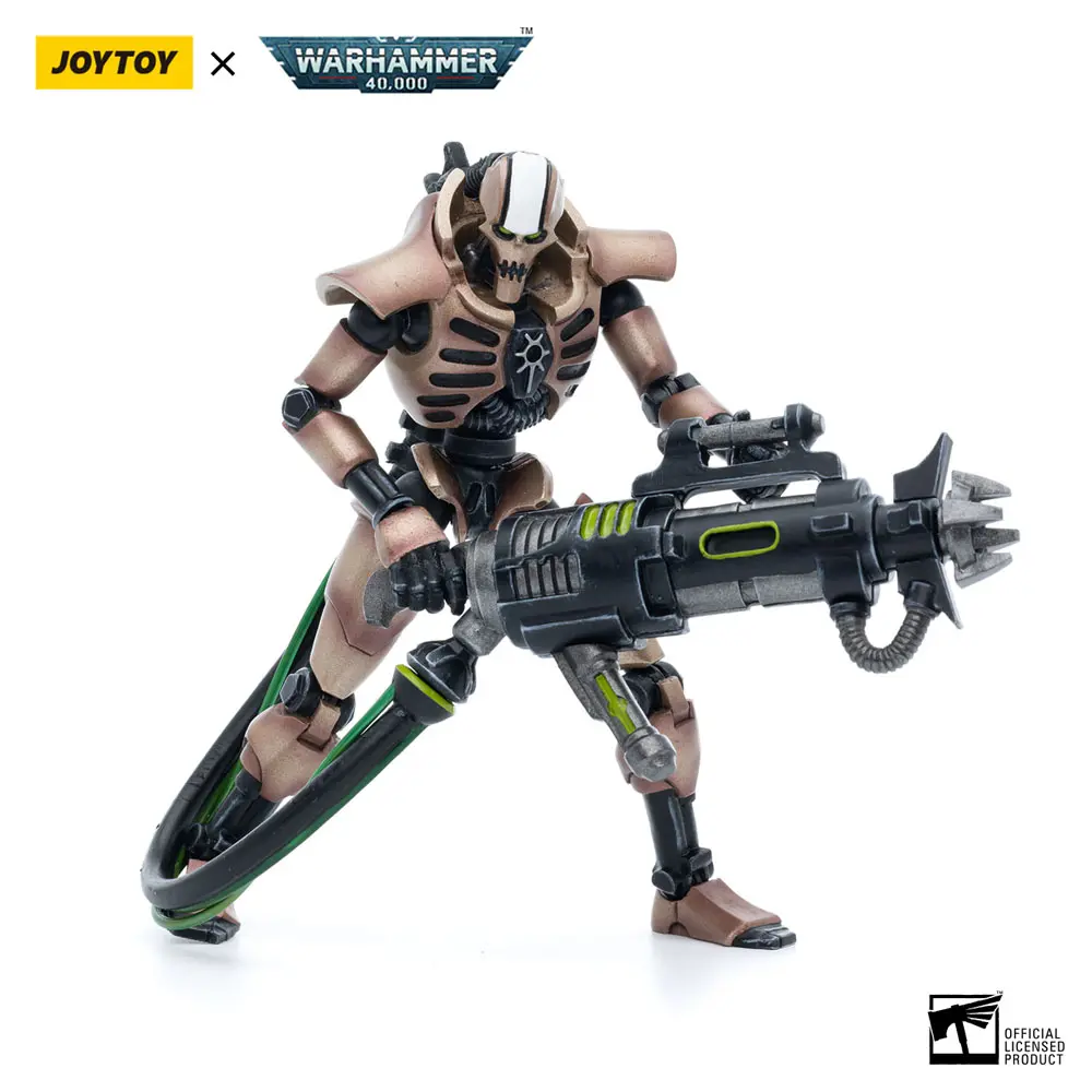 Warhammer 40k Action Figure 2-Pack 1/18 Necrons Szarekhan Dynasty Immortal with Tesla Carbine 11 cm termékfotó