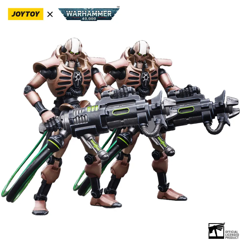 Warhammer 40k Action Figure 2-Pack 1/18 Necrons Szarekhan Dynasty Immortal with Tesla Carbine 11 cm termékfotó