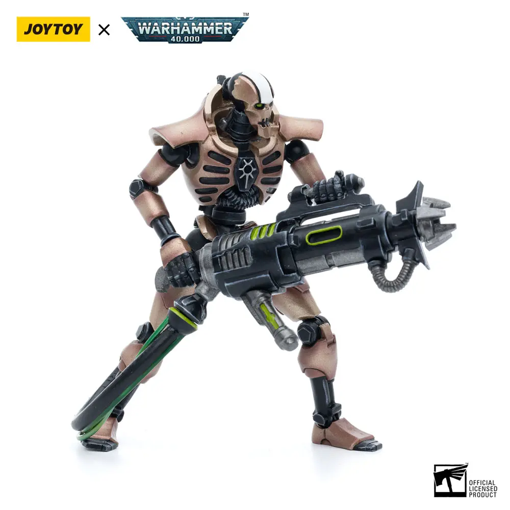 Warhammer 40k Action Figure 2-Pack 1/18 Necrons Szarekhan Dynasty Immortal with Tesla Carbine 11 cm termékfotó