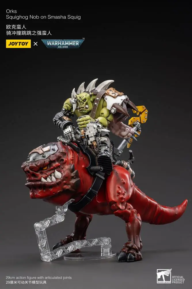 Warhammer 40k Action Figure 1/18 Orks Squighog Nob On Smasha Squig product photo