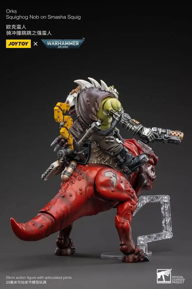 Warhammer 40k Action Figure 1/18 Orks Squighog Nob On Smasha Squig product photo