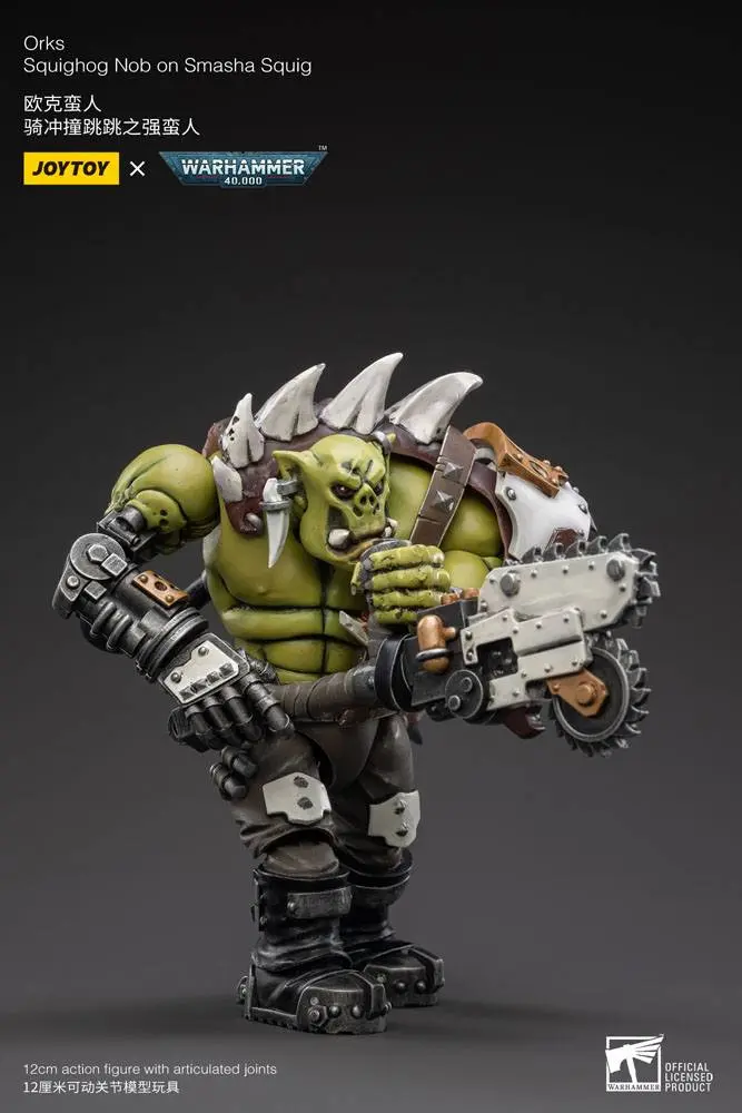 Warhammer 40k Action Figure 1/18 Orks Squighog Nob On Smasha Squig product photo