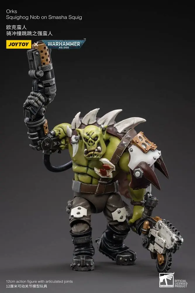 Warhammer 40k Action Figure 1/18 Orks Squighog Nob On Smasha Squig product photo
