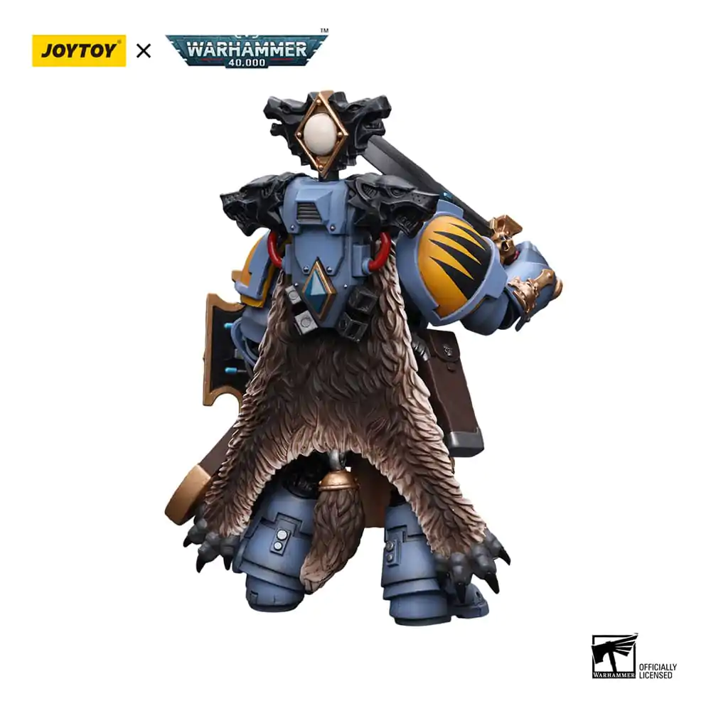 Warhammer 40k Action Figure 1/18 Primaris Space Marines Space Wolves Bladeguard Veteran 12 cm product photo