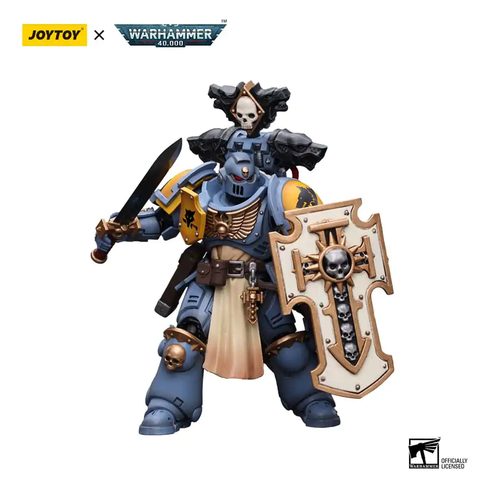 Warhammer 40k Action Figure 1/18 Primaris Space Marines Space Wolves Bladeguard Veteran 12 cm product photo