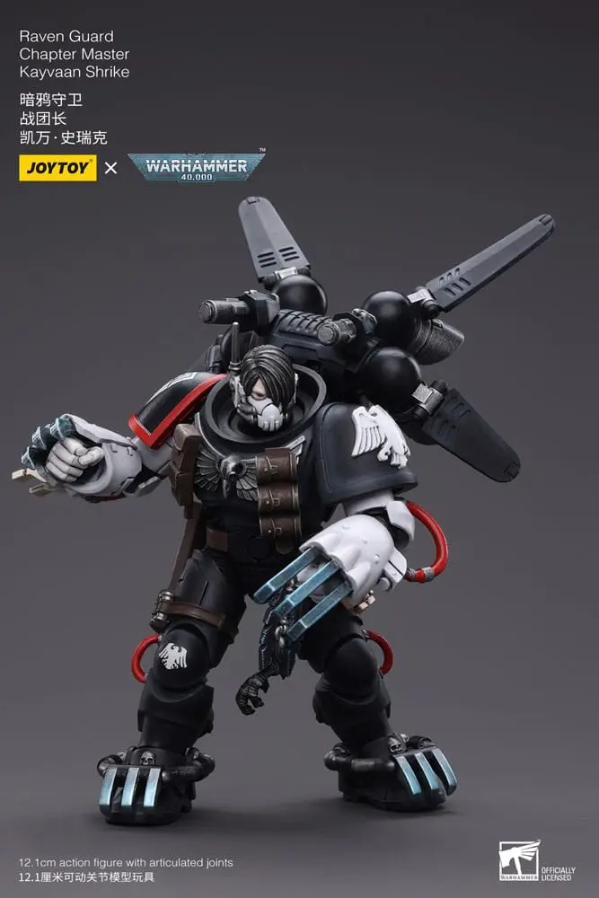 Warhammer 40k Action Figure 1/18 Raven Guard Chapter Master Kayvaan Shrike 12 cm termékfotó