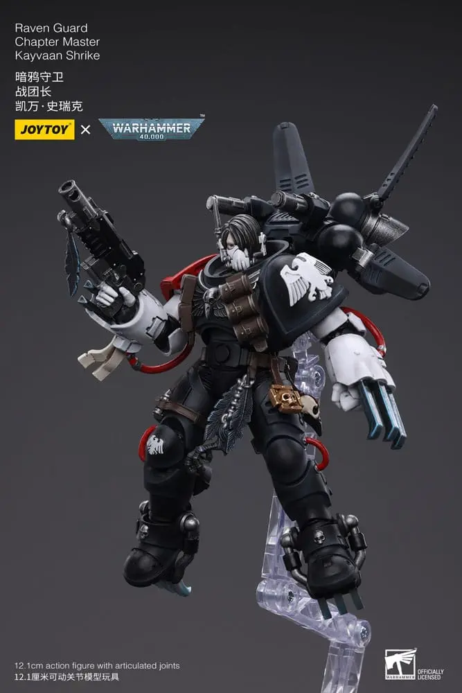 Warhammer 40k Action Figure 1/18 Raven Guard Chapter Master Kayvaan Shrike 12 cm termékfotó