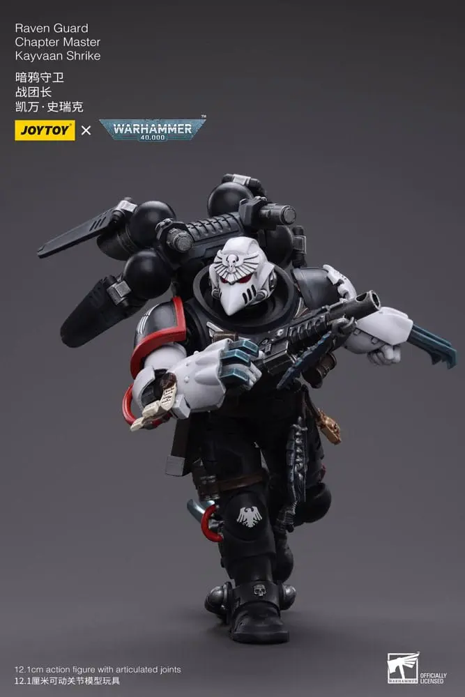 Warhammer 40k Action Figure 1/18 Raven Guard Chapter Master Kayvaan Shrike 12 cm termékfotó