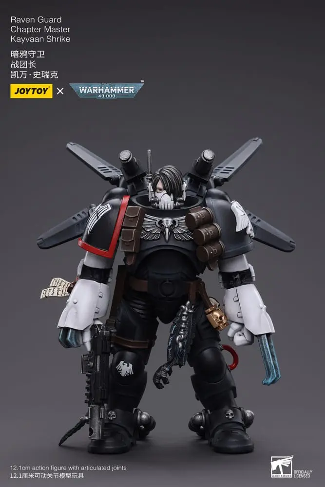 Warhammer 40k Action Figure 1/18 Raven Guard Chapter Master Kayvaan Shrike 12 cm termékfotó