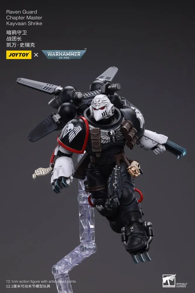 Warhammer 40k Action Figure 1/18 Raven Guard Chapter Master Kayvaan Shrike 12 cm termékfotó