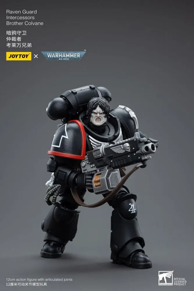 Warhammer 40k Action Figure 1/18 Raven Guard Intercessors Brother Colvane 12 cm termékfotó