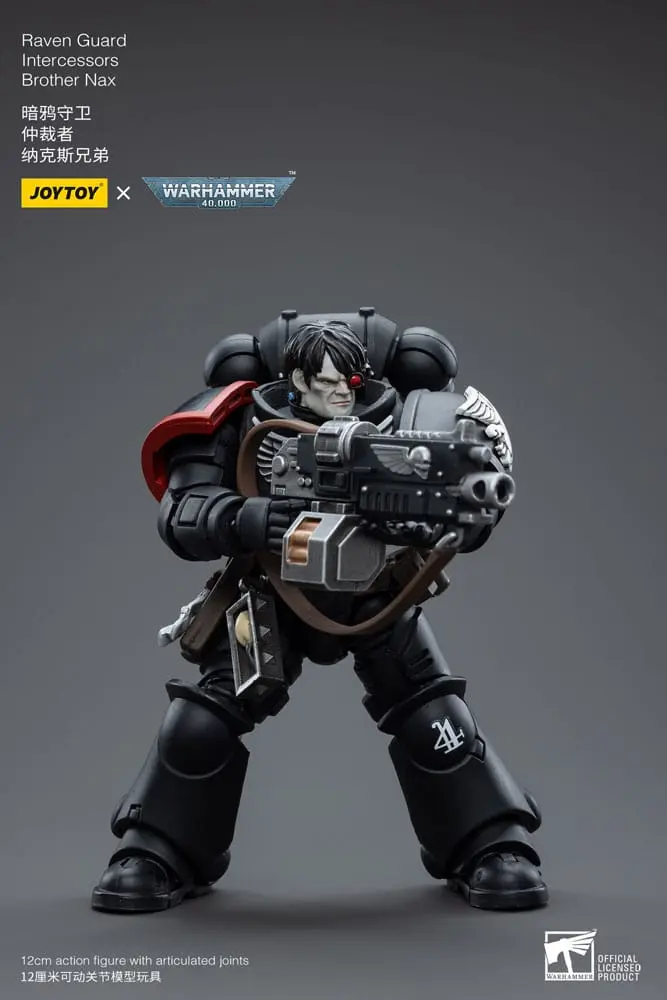 Warhammer 40k Action Figure 1/18 Raven Guard Intercessors Brother Nax 12 cm termékfotó