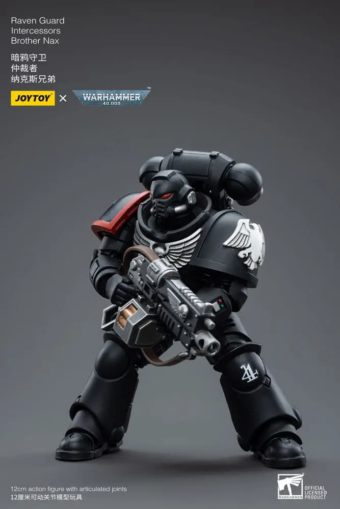 Warhammer 40k Action Figure 1/18 Raven Guard Intercessors Brother Nax 12 cm termékfotó