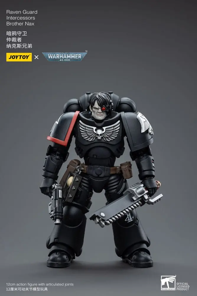 Warhammer 40k Action Figure 1/18 Raven Guard Intercessors Brother Nax 12 cm termékfotó