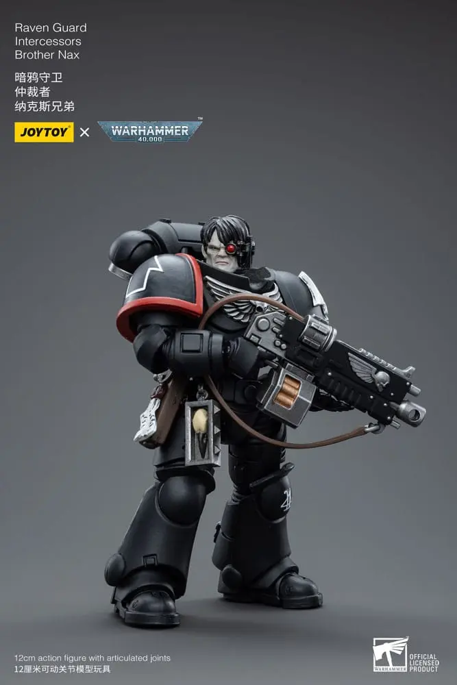 Warhammer 40k Action Figure 1/18 Raven Guard Intercessors Brother Nax 12 cm termékfotó