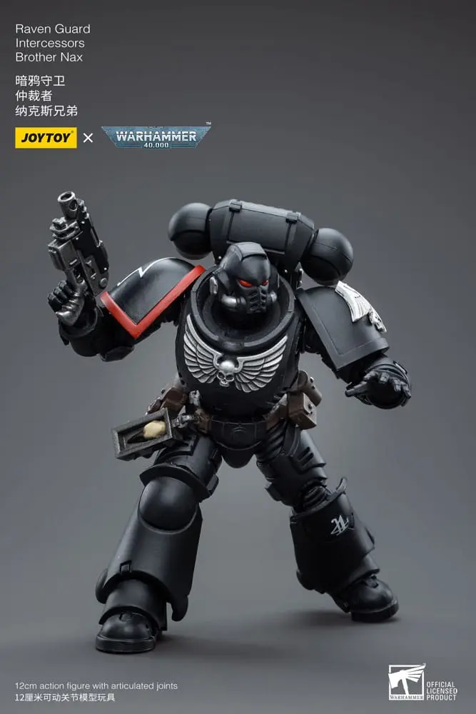 Warhammer 40k Action Figure 1/18 Raven Guard Intercessors Brother Nax 12 cm termékfotó