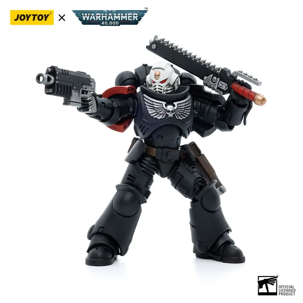 Warhammer 40k Action Figure 1/18 Raven Guard Intercessors Sergeant Ashan 12 cm product photo