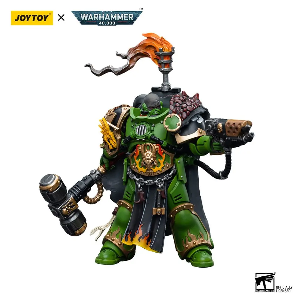 Warhammer 40k Action Figure 1/18 Salamanders Captain Adrax Agatone 12 cm product photo