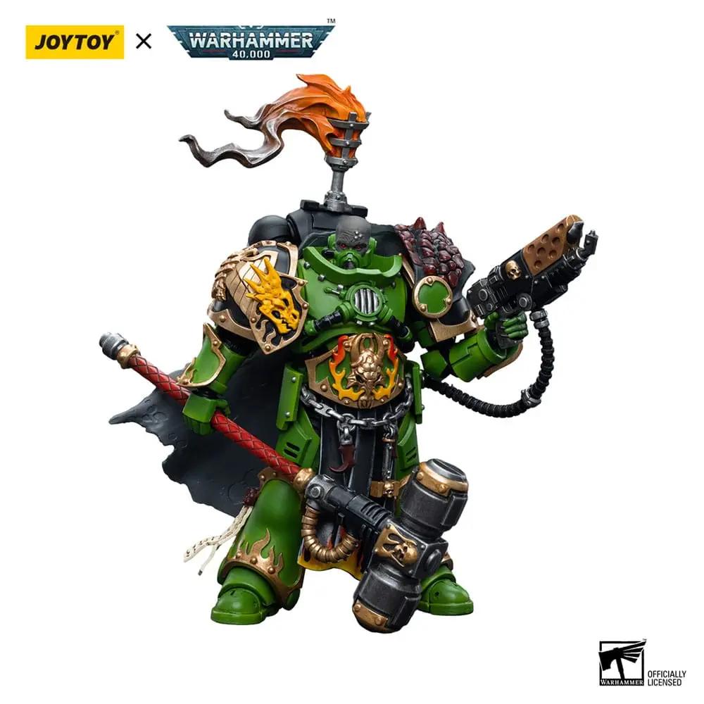 Warhammer 40k Action Figure 1/18 Salamanders Captain Adrax Agatone 12 cm product photo
